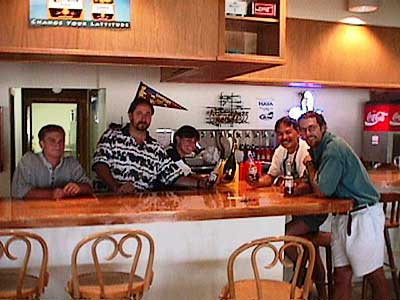 The Island Bar 1998 with Tom & Bob
